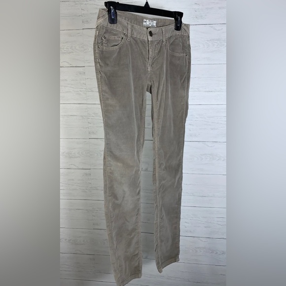 Free People Tan Skinny Corduroy Pants Sz 26 - Picture 5 of 12